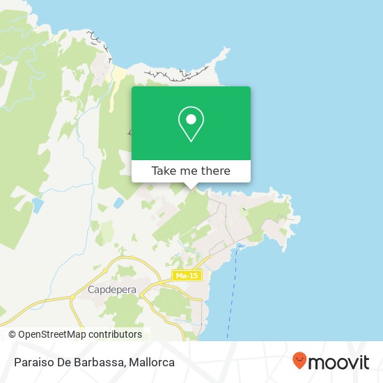 Paraiso De Barbassa map