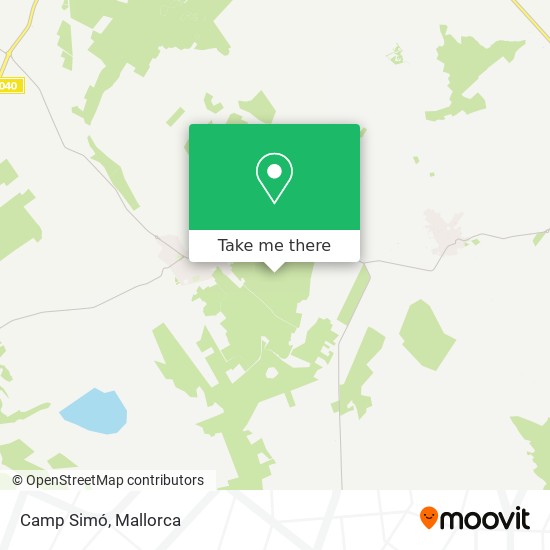 Camp Simó map