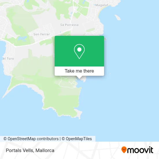 Portals Vells map