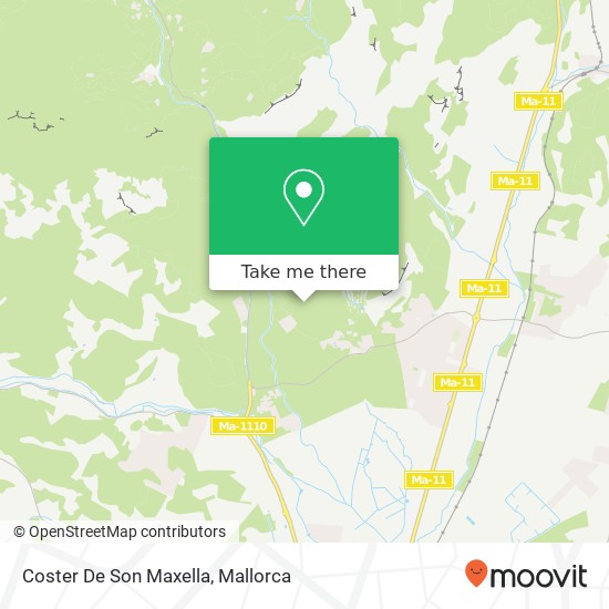 mapa Coster De Son Maxella