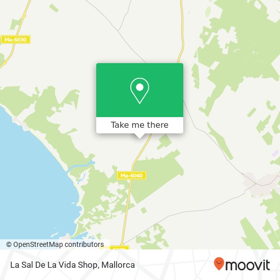 La Sal De La Vida Shop map