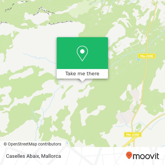 Caselles Abaix map