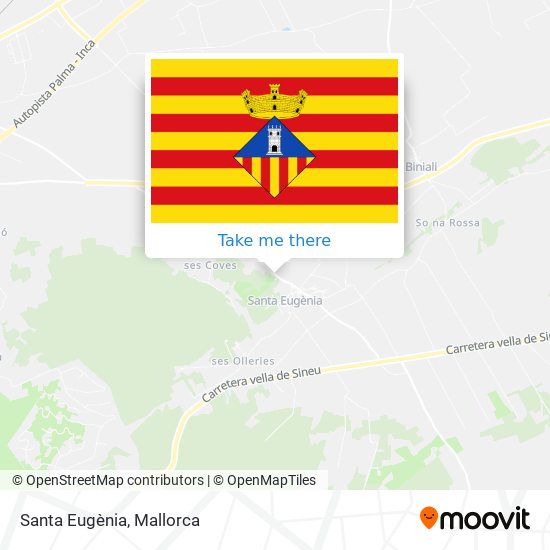 mapa Santa Eugènia