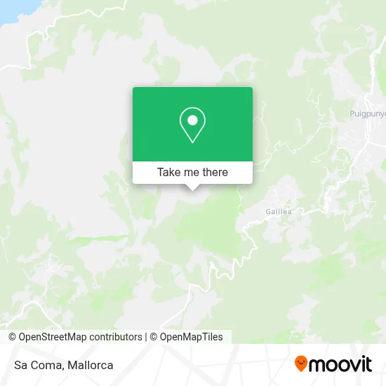 Sa Coma map