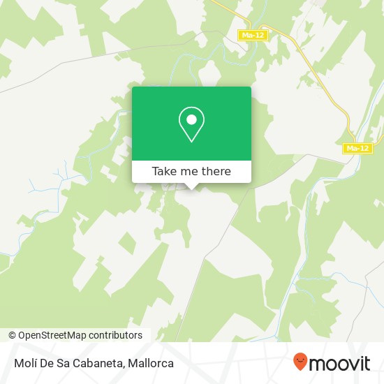 Molí De Sa Cabaneta map