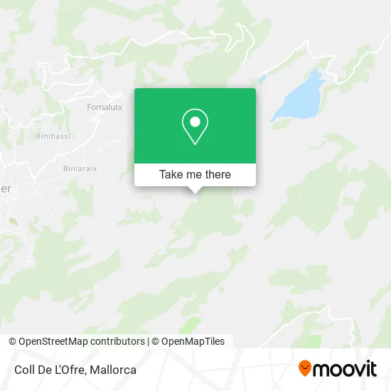 Coll De L'Ofre map