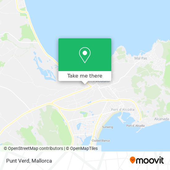 Punt Verd map