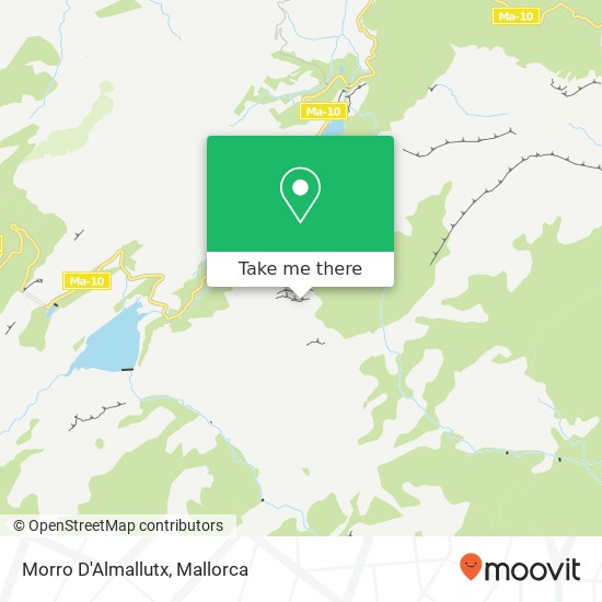 Morro D'Almallutx map