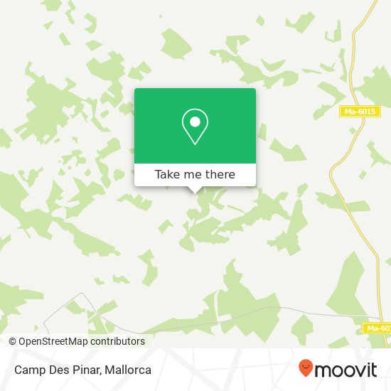 mapa Camp Des Pinar