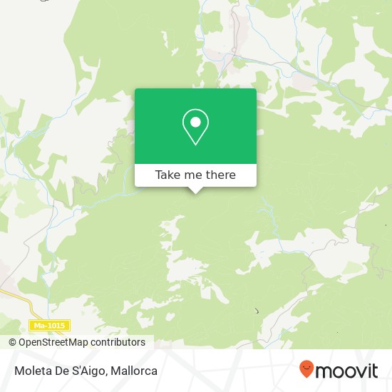Moleta De S'Aigo map