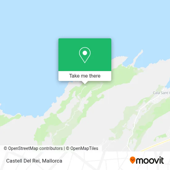 Castell Del Rei map