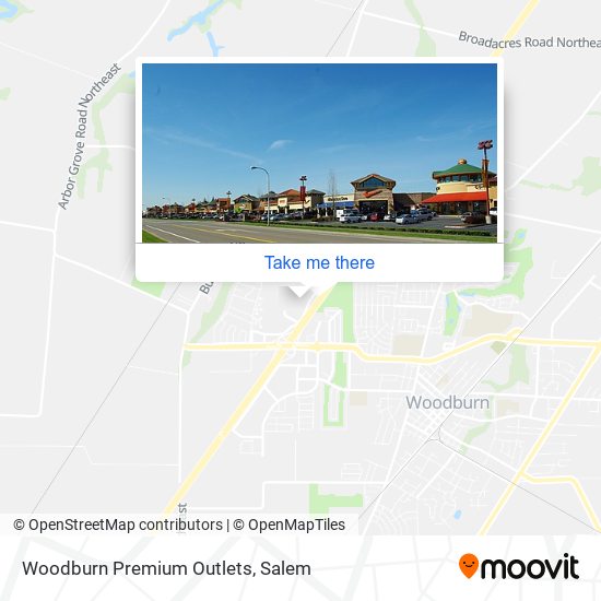 How to get to Woodburn Premium Outlets by Bus?