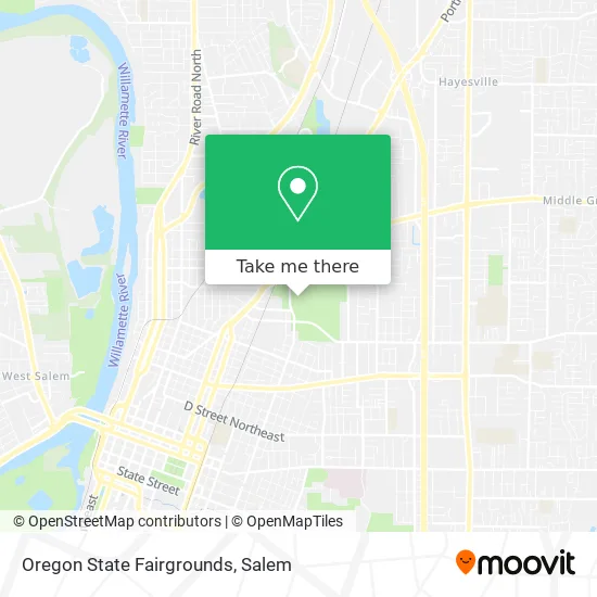 Oregon State Fairgrounds Map How To Get To Oregon State Fairgrounds In Salem By Bus?
