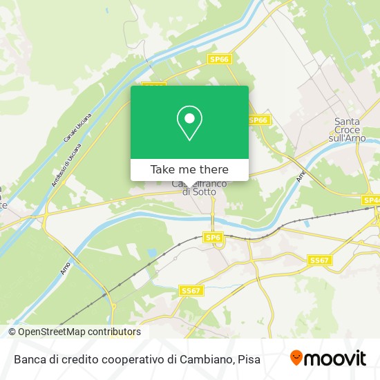 How To Get To Banca Di Credito Cooperativo Di Cambiano In Castelfranco Di Sotto By Bus Moovit