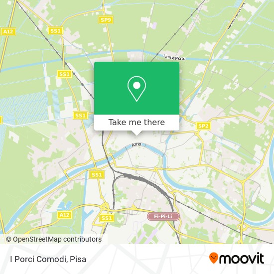 How To Get To I Porci Comodi In Pisa By Bus