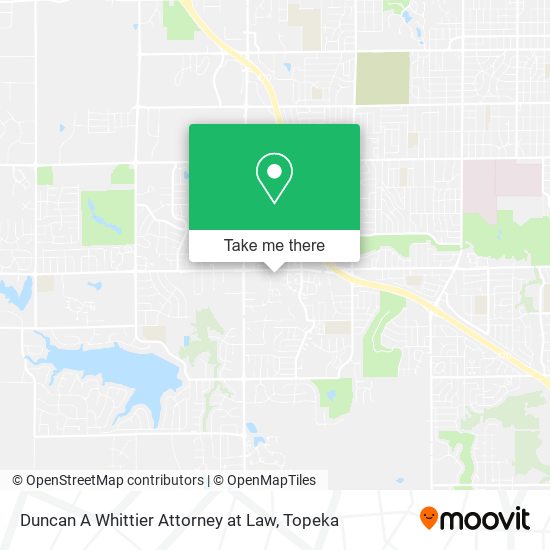 Duncan A Whittier Attorney at Law map