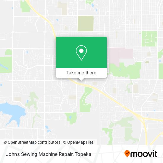 John's Sewing Machine Repair map