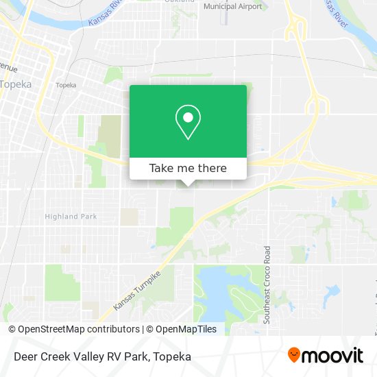 Mapa de Deer Creek Valley RV Park