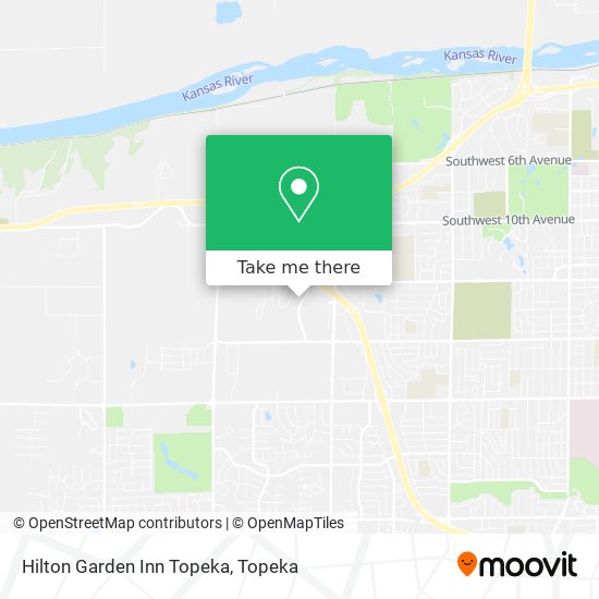Mapa de Hilton Garden Inn Topeka