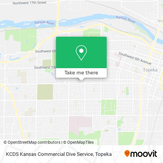 KCDS Kansas Commercial Dive Service map