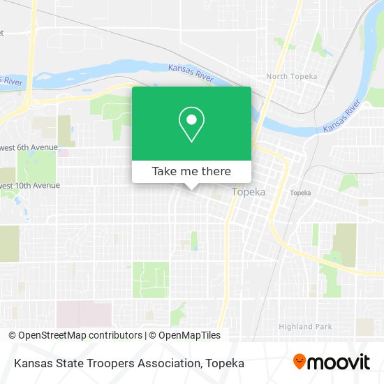 Kansas State Troopers Association map
