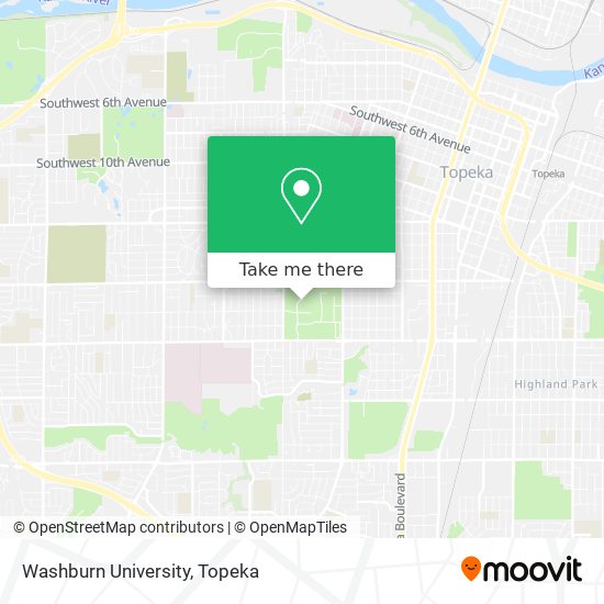 Mapa de Washburn University