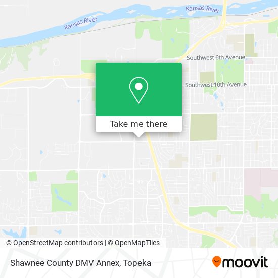 Mapa de Shawnee County DMV Annex