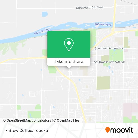 Mapa de 7 Brew Coffee