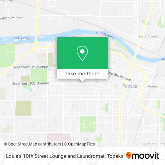 Louie's 10th Street Lounge and Laundromat map