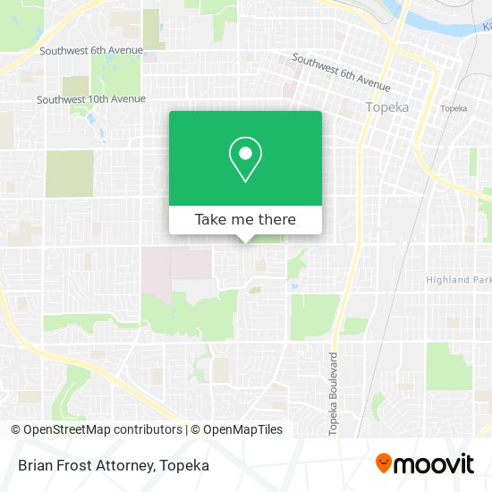 Brian Frost Attorney map