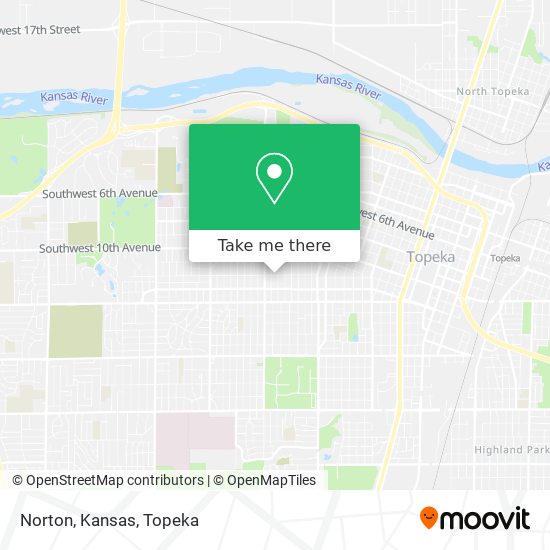 Norton, Kansas map