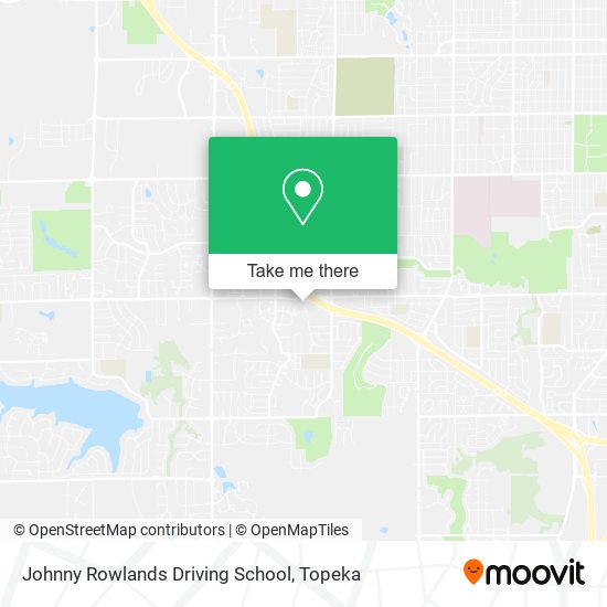 Johnny Rowlands Driving School map
