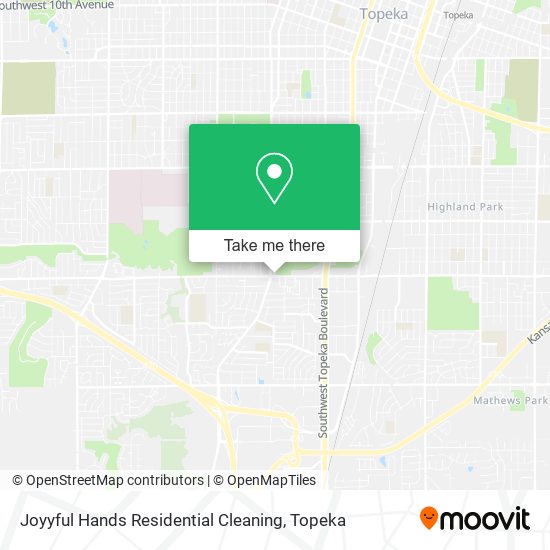 Joyyful Hands Residential Cleaning map