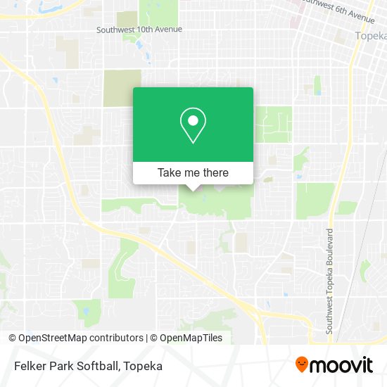Felker Park Softball map