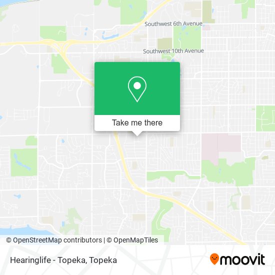 Mapa de Hearinglife - Topeka
