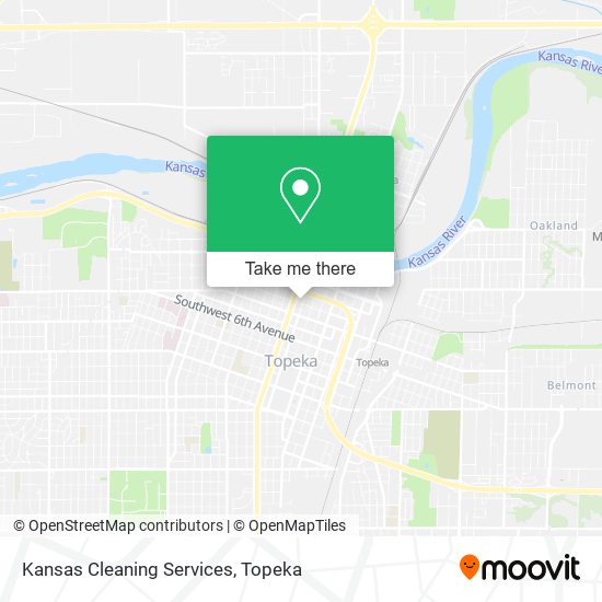 Kansas Cleaning Services map