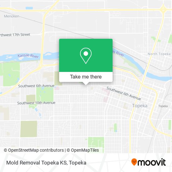 Mold Removal Topeka KS map