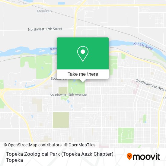 Topeka Zoological Park (Topeka Aazk Chapter) map
