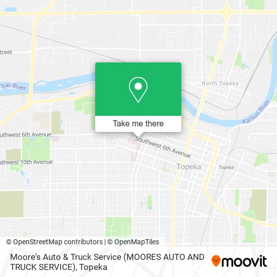 Moore's Auto & Truck Service (MOORES AUTO AND TRUCK SERVICE) map