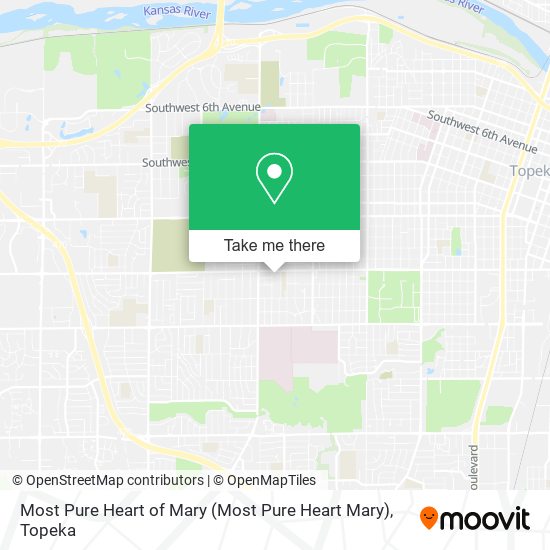 Most Pure Heart of Mary map
