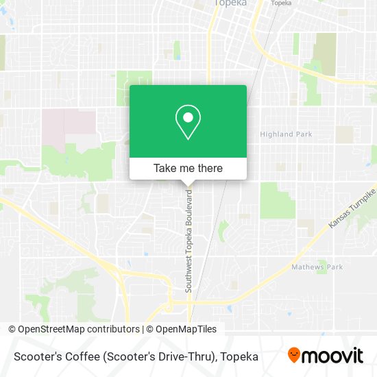 Mapa de Scooter's Coffee (Scooter's Drive-Thru)