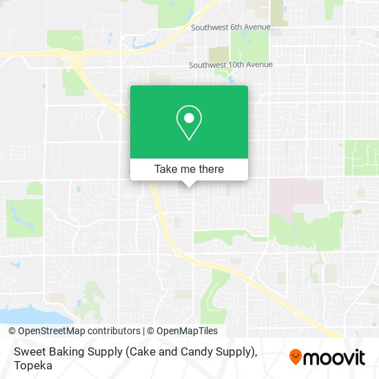 Mapa de Sweet Baking Supply (Cake and Candy Supply)