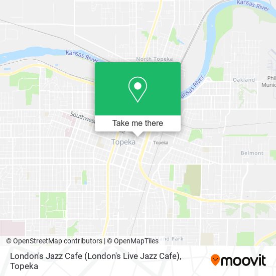 London's Jazz Cafe map