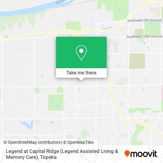 Legend at Capital Ridge (Legend Assisted Living & Memory Care) map