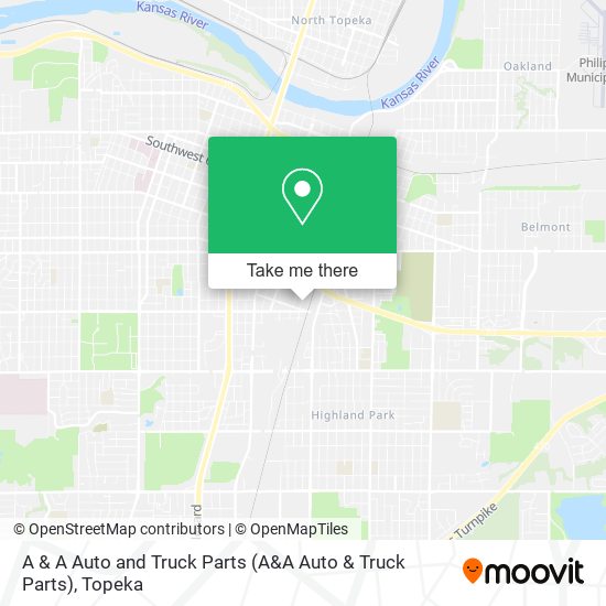 A & A Auto and Truck Parts map