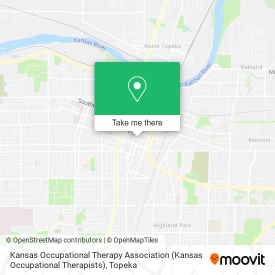 Kansas Occupational Therapy Association (Kansas Occupational Therapists) map