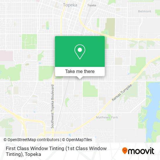 First Class Window Tinting map