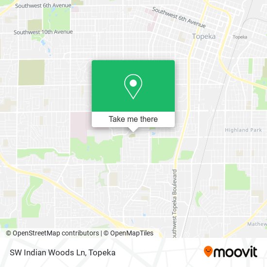 SW Indian Woods Ln map
