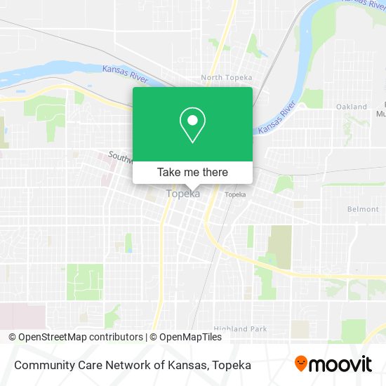 Community Care Network of Kansas map