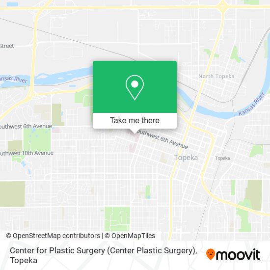Center for Plastic Surgery map